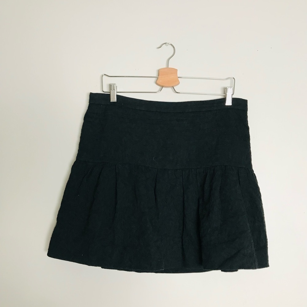 J. Crew Black Mini Skirt
